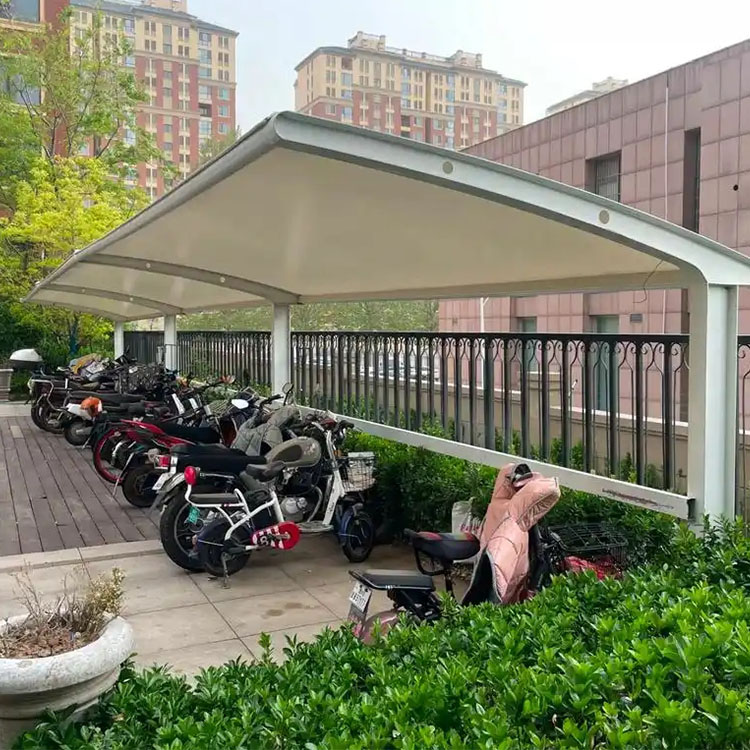 温州膜结构电动车棚